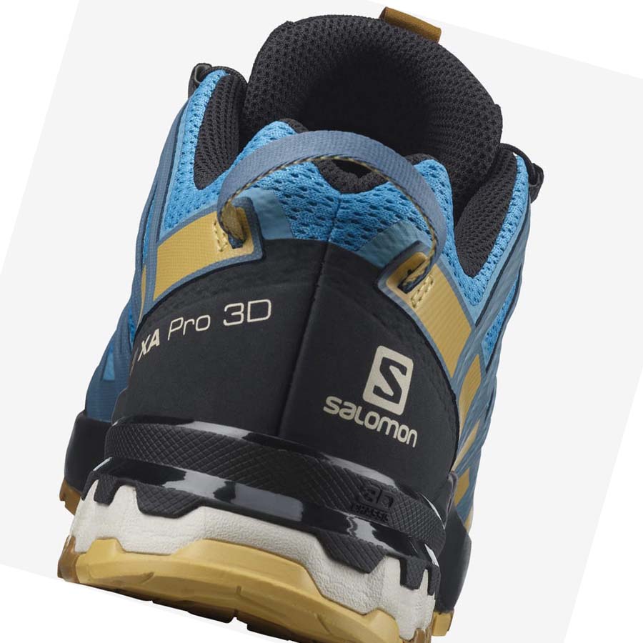 Salomon XA PRO 3D v8 Erkek Patika Koşu Ayakkabısı Mavi | TR 3527HAP